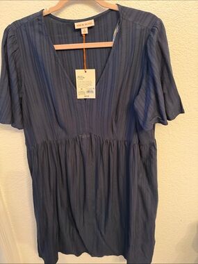 Navy blue dress